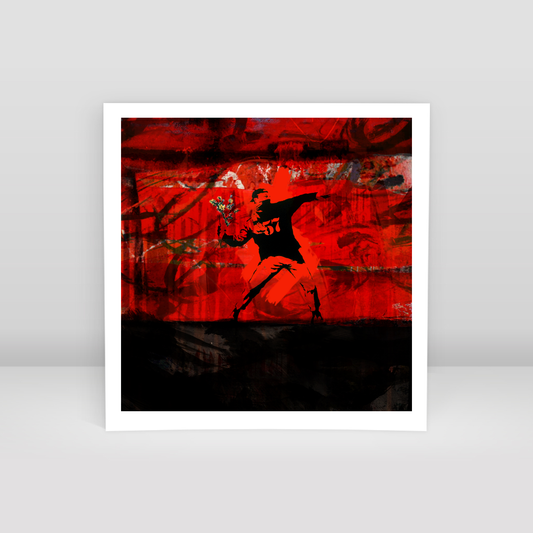 Urbaine Stencil resist - Art Print