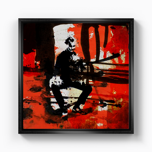 Urbaine Stencil joker - Kanvas Tablo