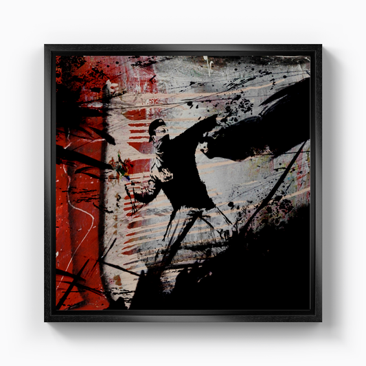 Urbaine Stencil 05 - Canvas Print