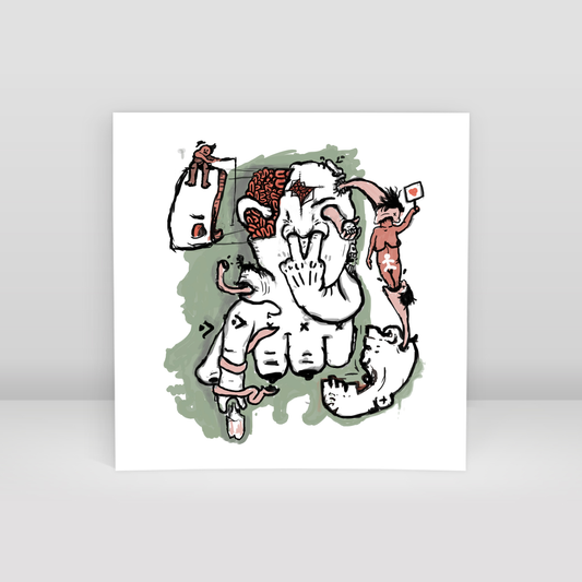 kendine gir - Art Print