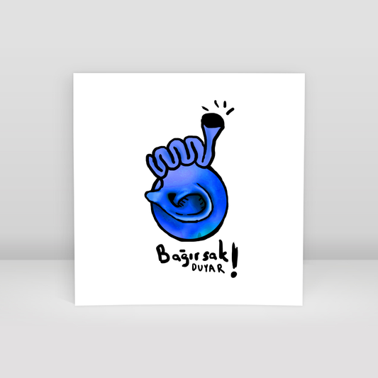 bağırsak duyar - Art Print