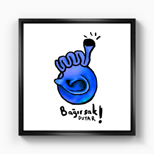 bağırsak duyar - Kanvas Tablo