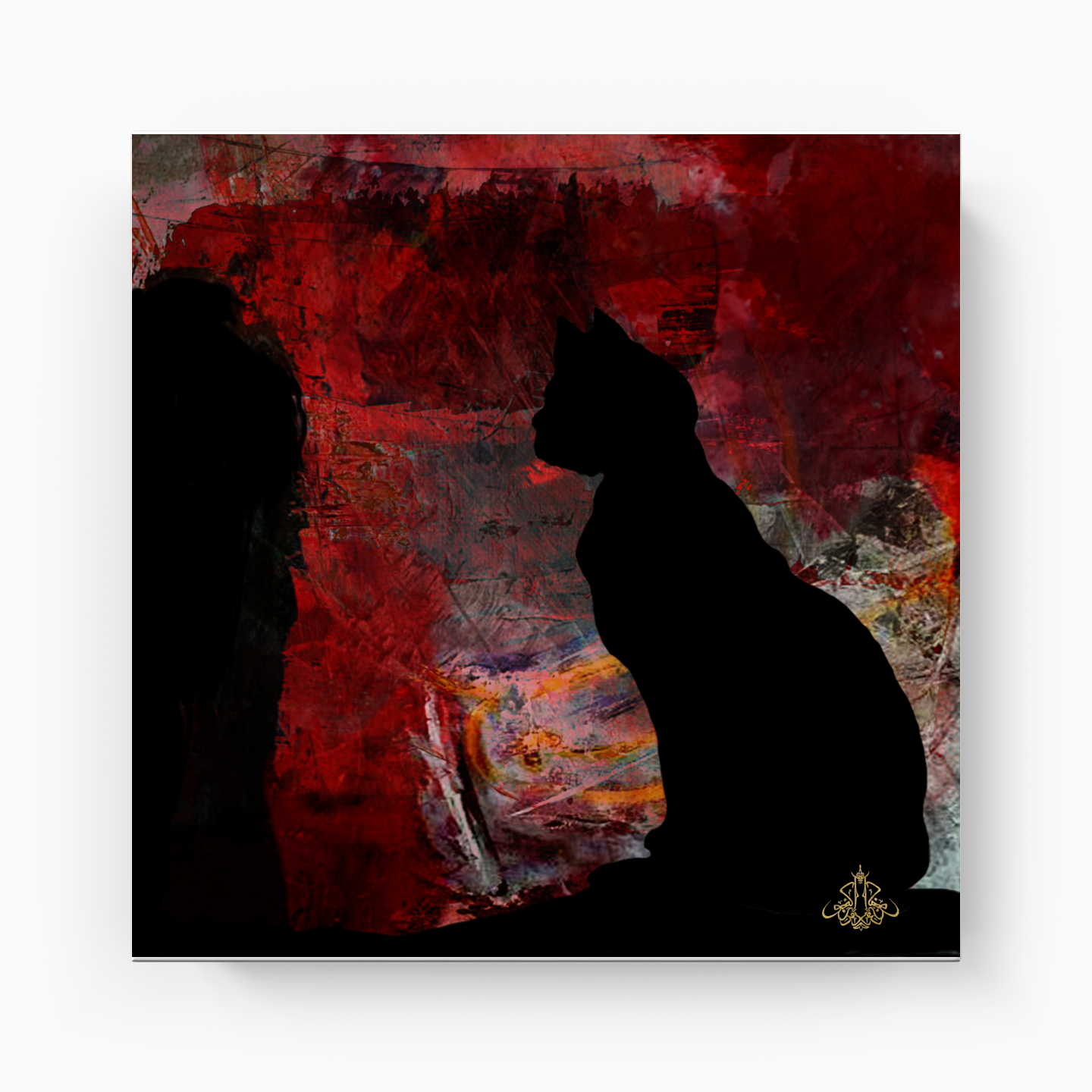 Kara Kedi Kaç 07 - Kanvas Tablo