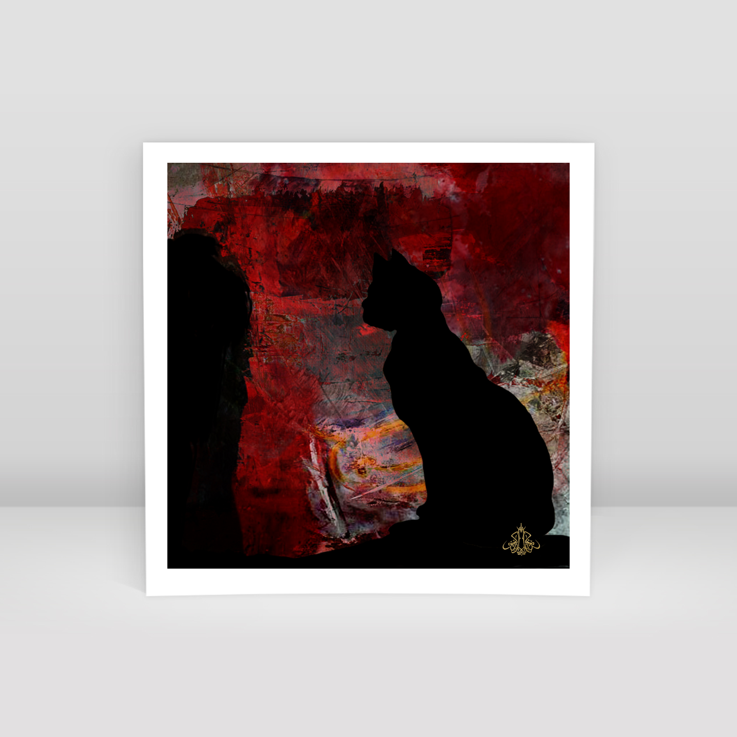Kara Kedi Kaç 07 - Art Print
