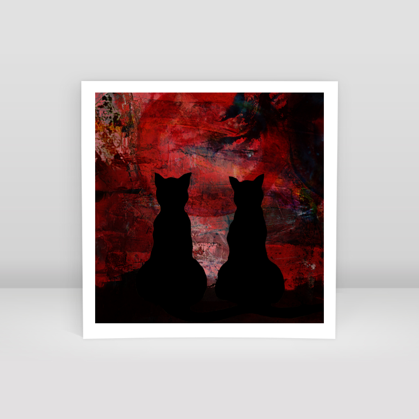 Kara Kedi Kaç 08 - Art Print