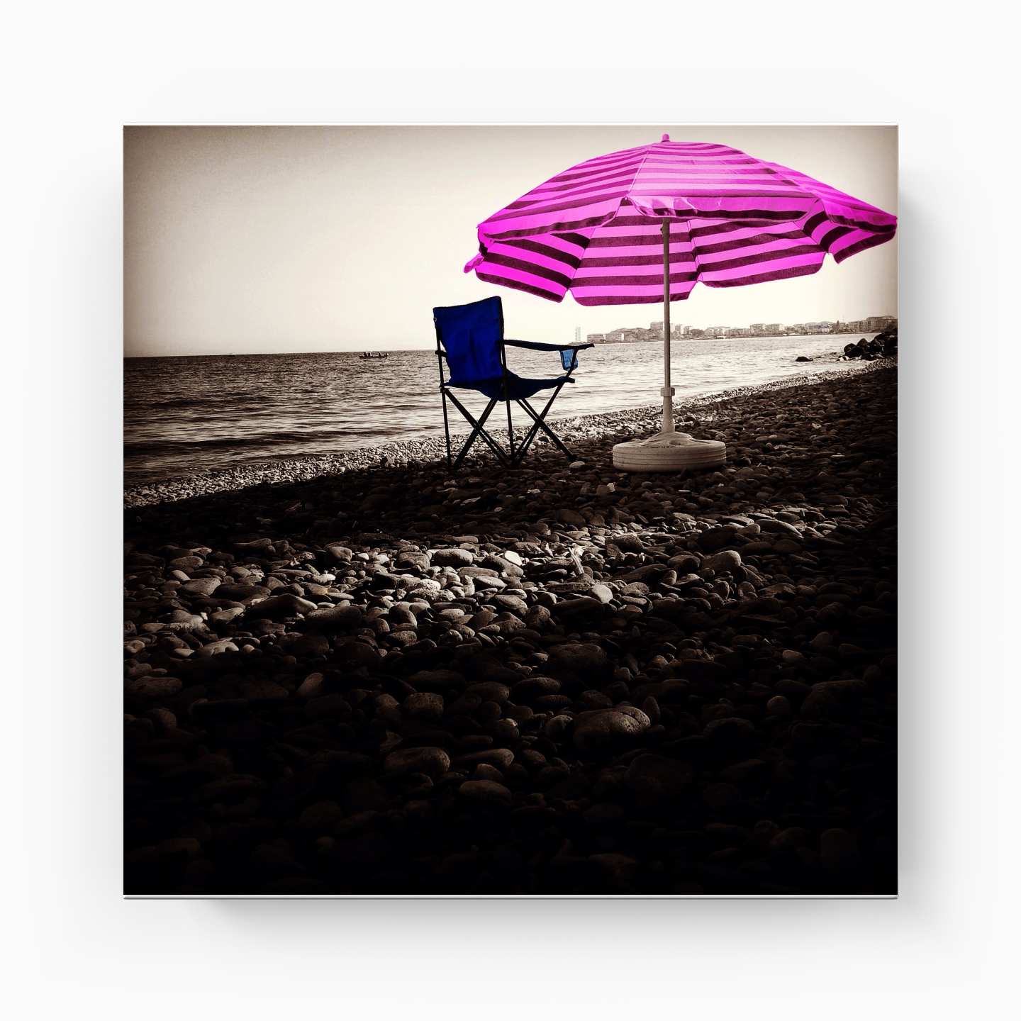 Sessiz plaj - Kanvas Tablo