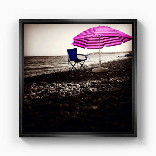 Quiet beach - Canvas Print