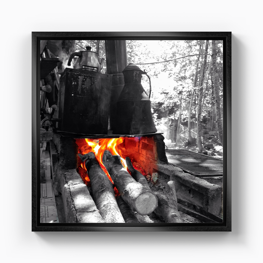 Tea is boiling - Canvas Print