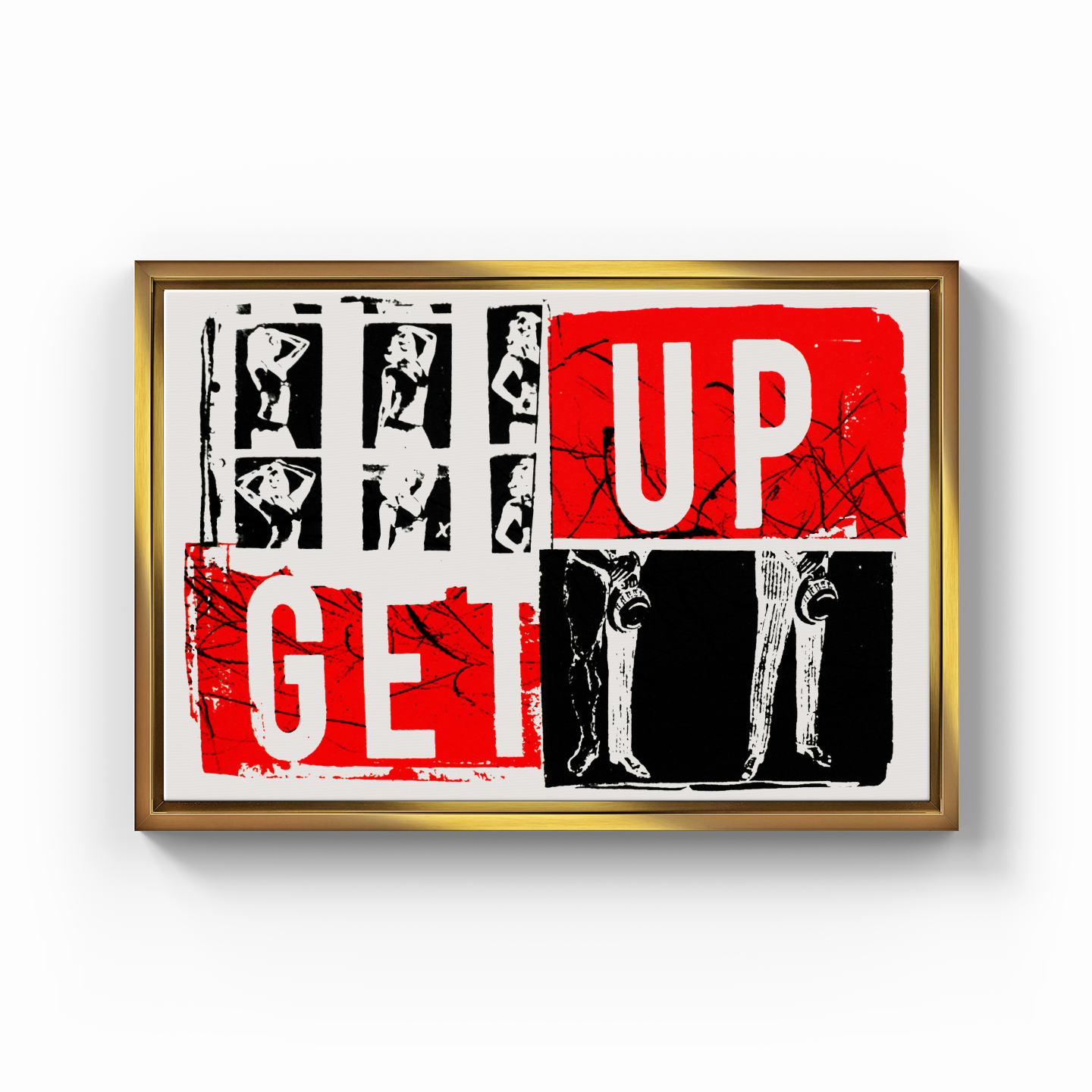 get up - Kanvas Tablo
