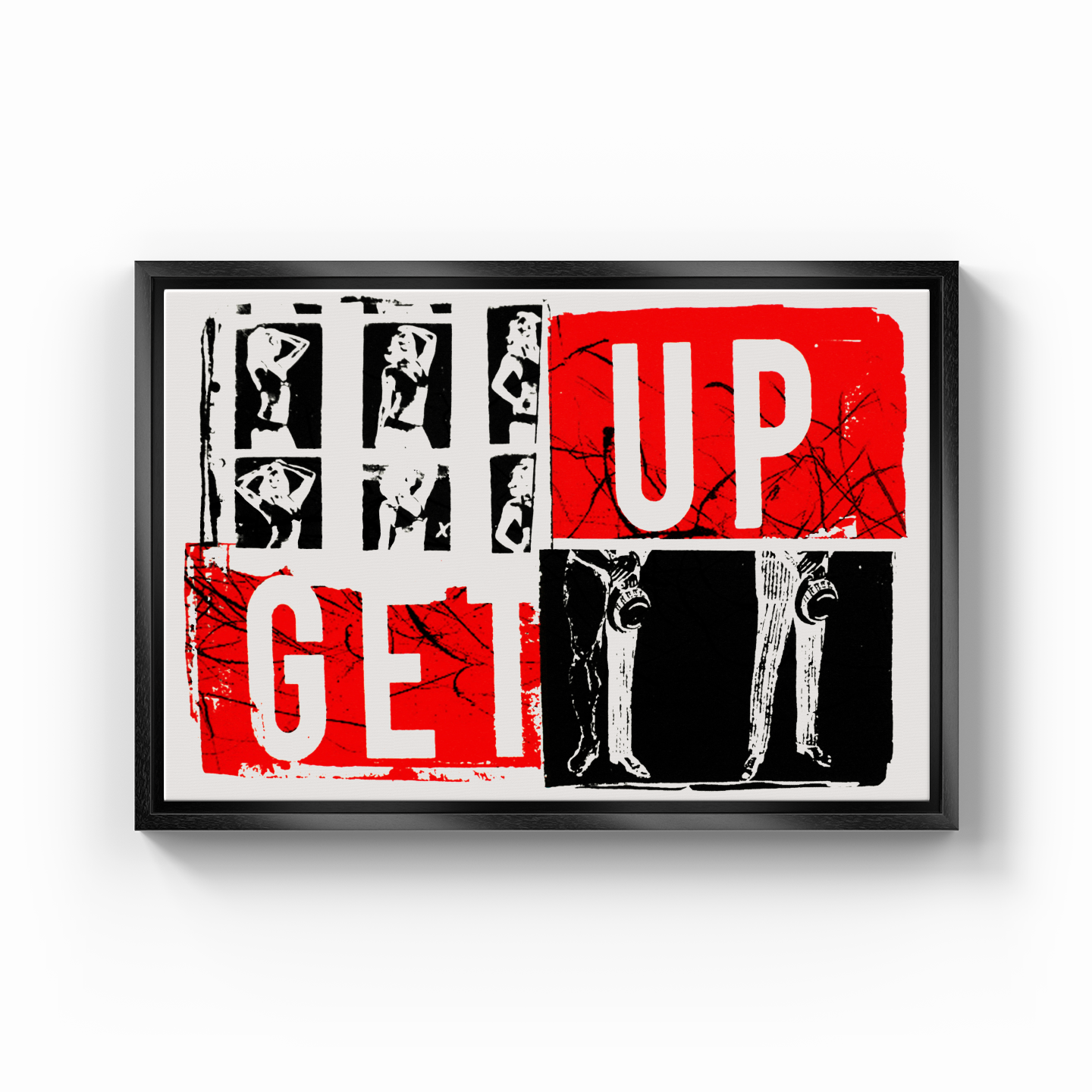 get up - Kanvas Tablo