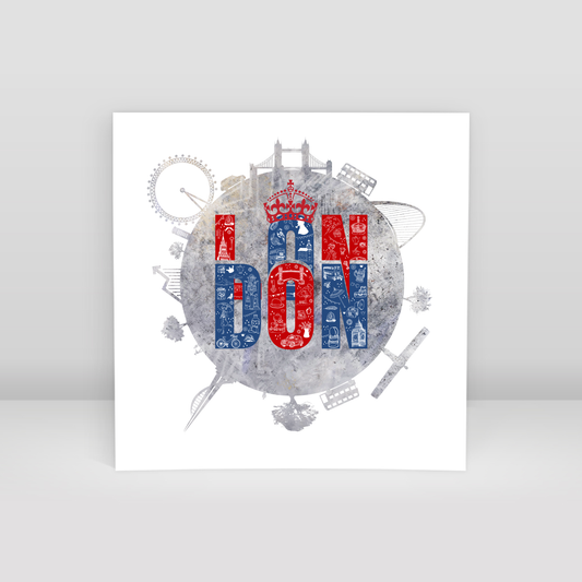 LON DON - Art Print
