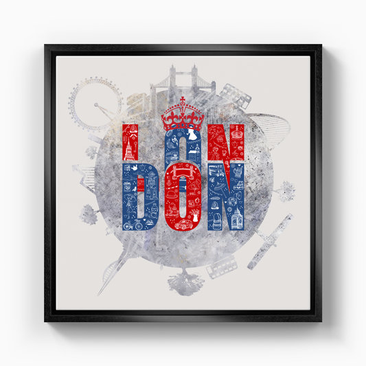 LON DON - Canvas Print