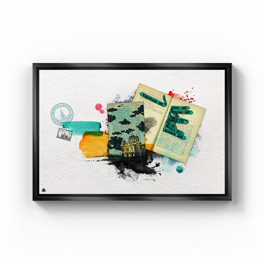 Un dramae dans le monde Moscow - Canvas Print