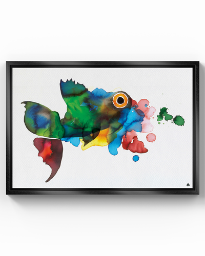 Colorful Fish - Kanvas Tablo