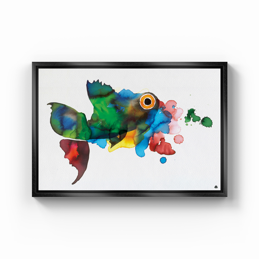 Colorful Fish - Kanvas Tablo