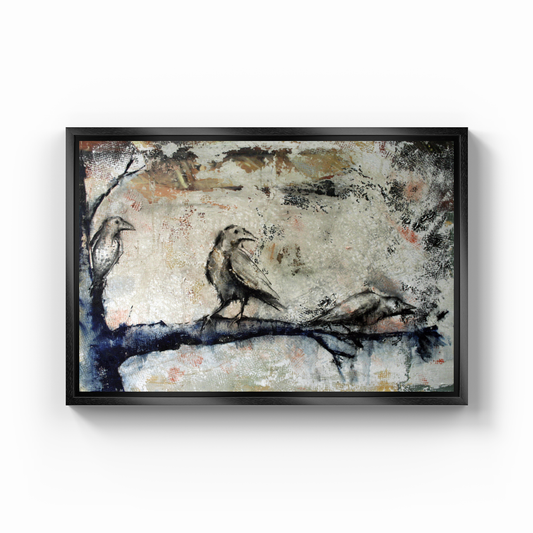 kargalar - Kanvas Tablo