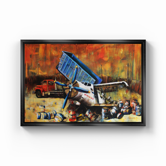 UçaK - Kanvas Tablo