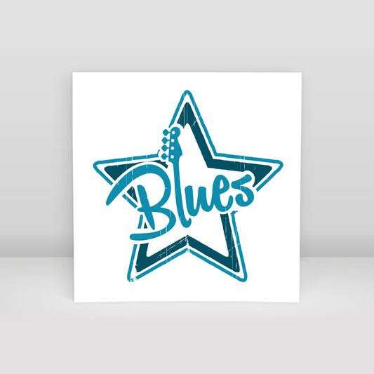 Blues Bass - Art Print