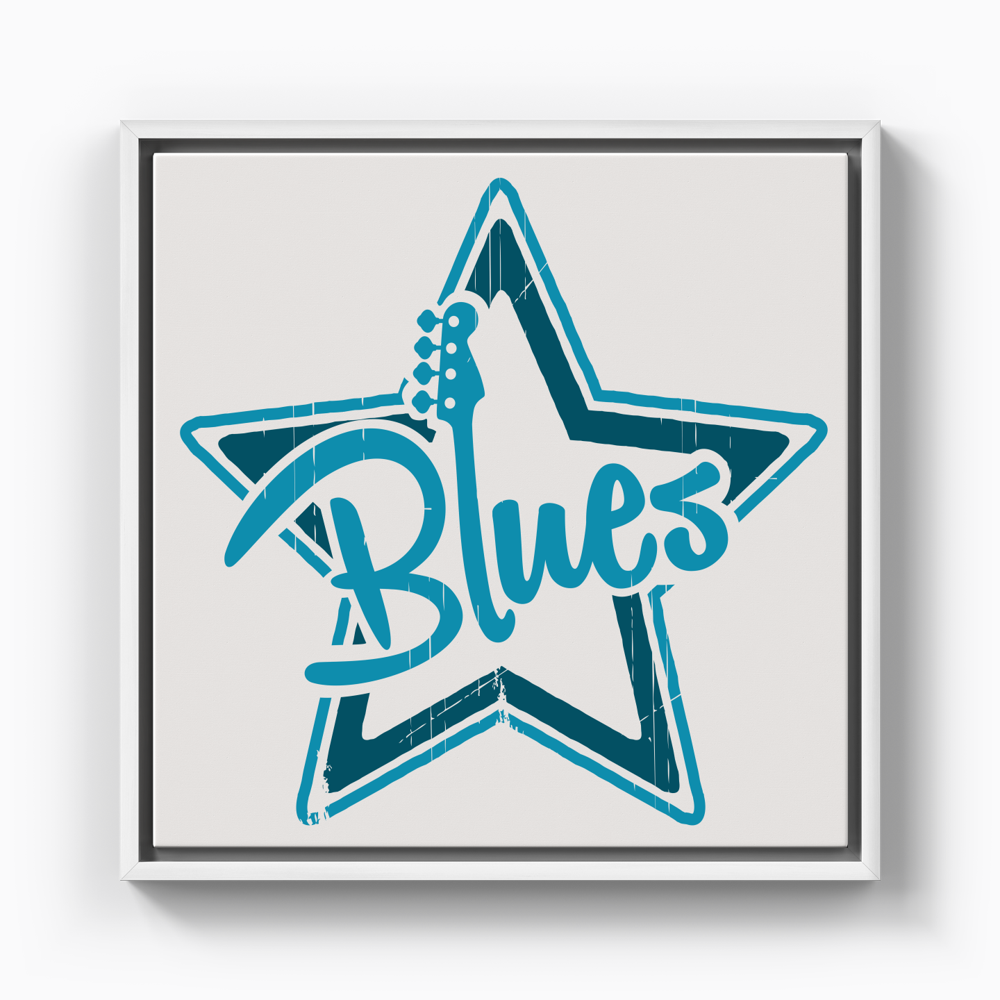 Blues Bass - Canvas Print