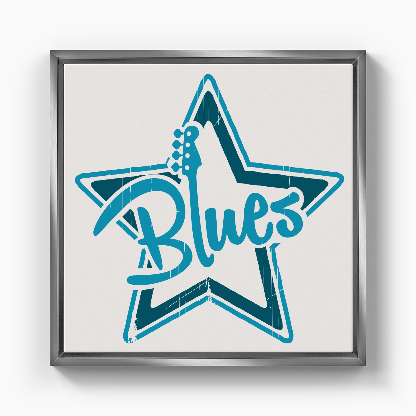 Blues Bass - Canvas Print