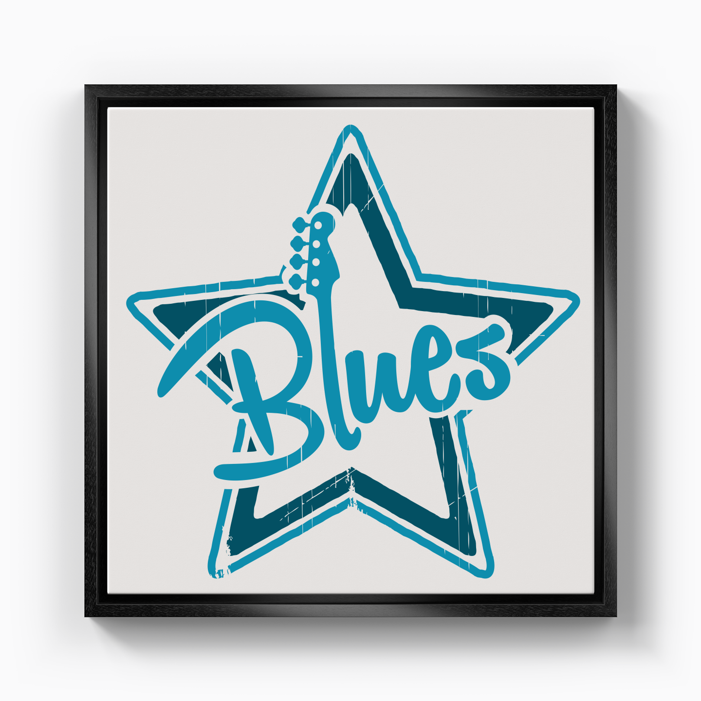 Blues Bass - Canvas Print