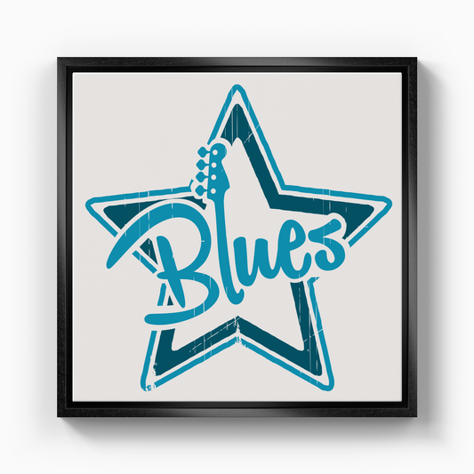 Blues Bass - Canvas Print