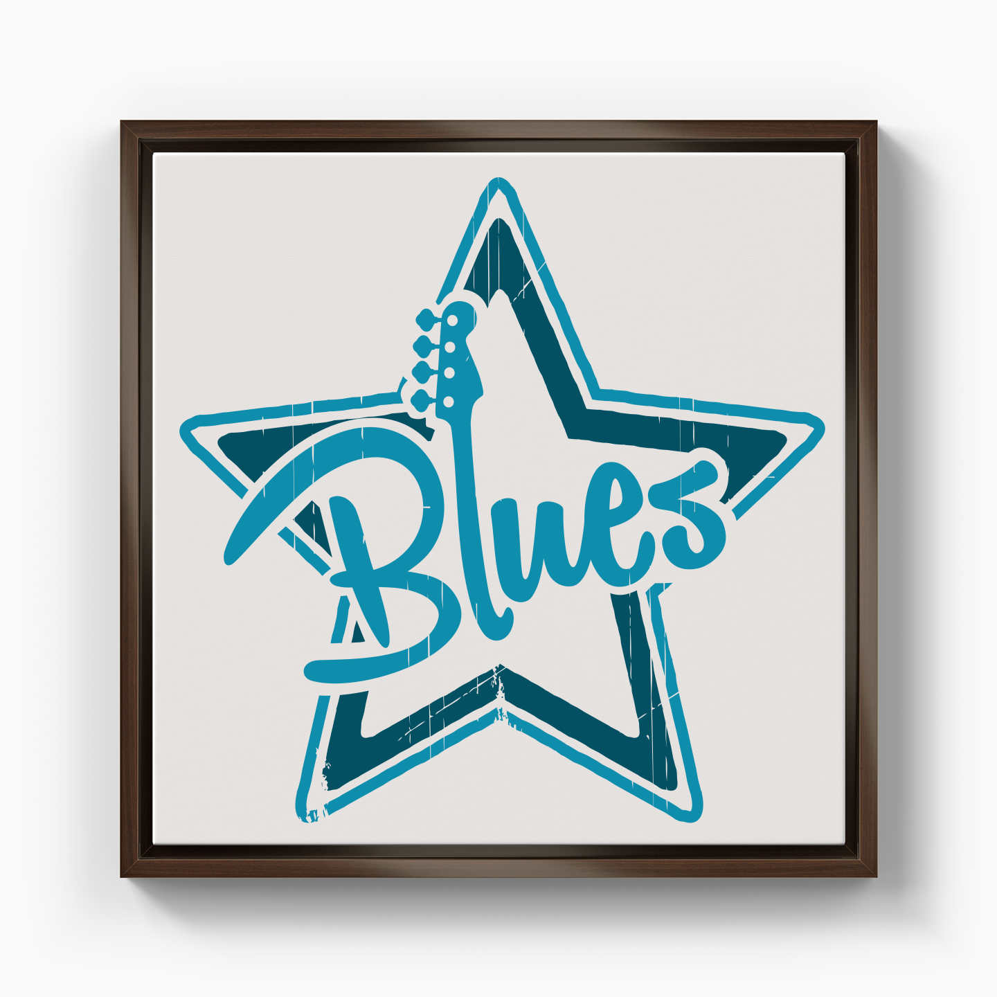 Blues Bass - Canvas Print