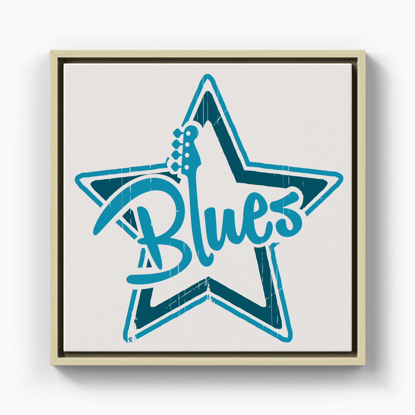 Blues Bass - Canvas Print