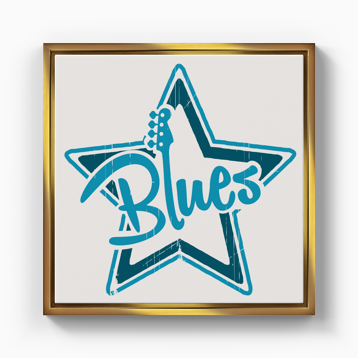 Blues Bass - Canvas Print