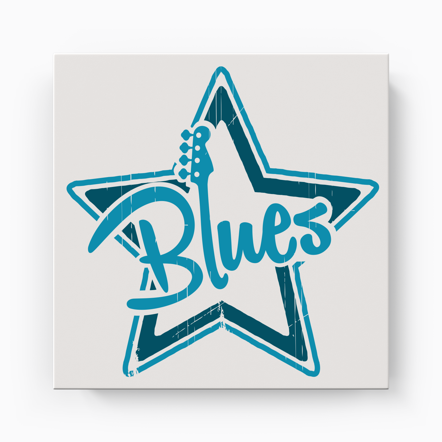 Blues Bass - Kanvas Tablo
