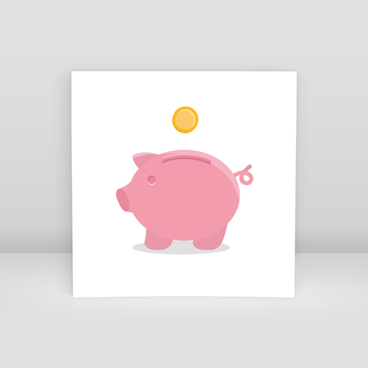 piggybank - Art Print