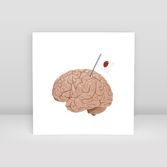 heart victory - Art Print