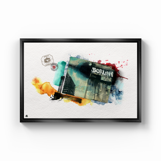 Un dramae dans le monde Berlin - Canvas Print