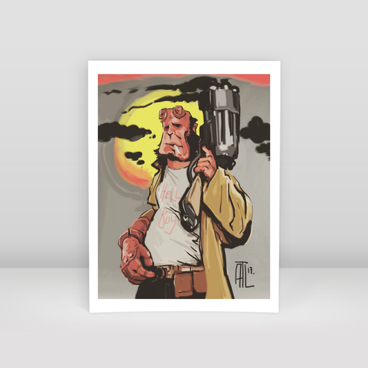 hell boy - Art Print
