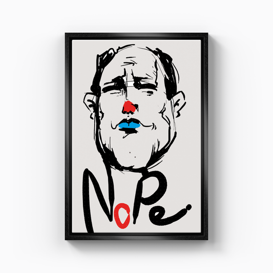 NOPE - Canvas Print