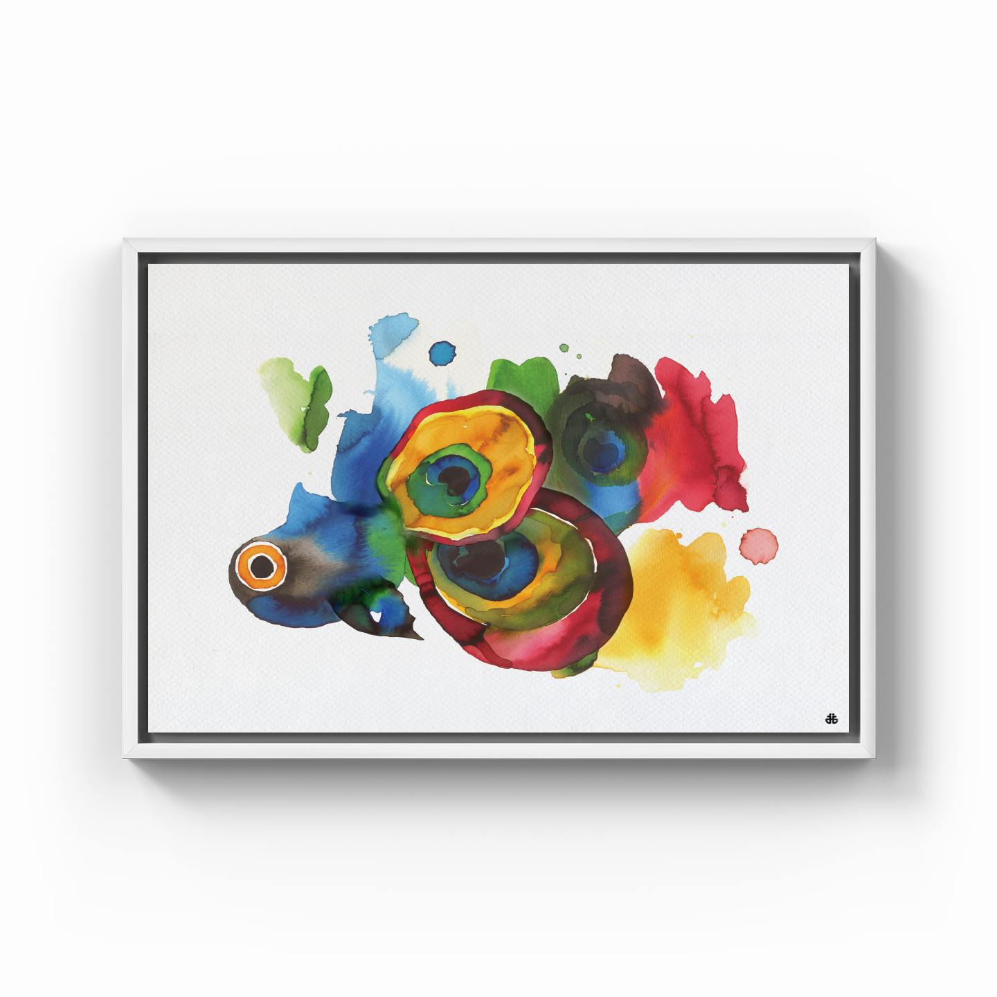 Colorful Fish 3 - Kanvas Tablo