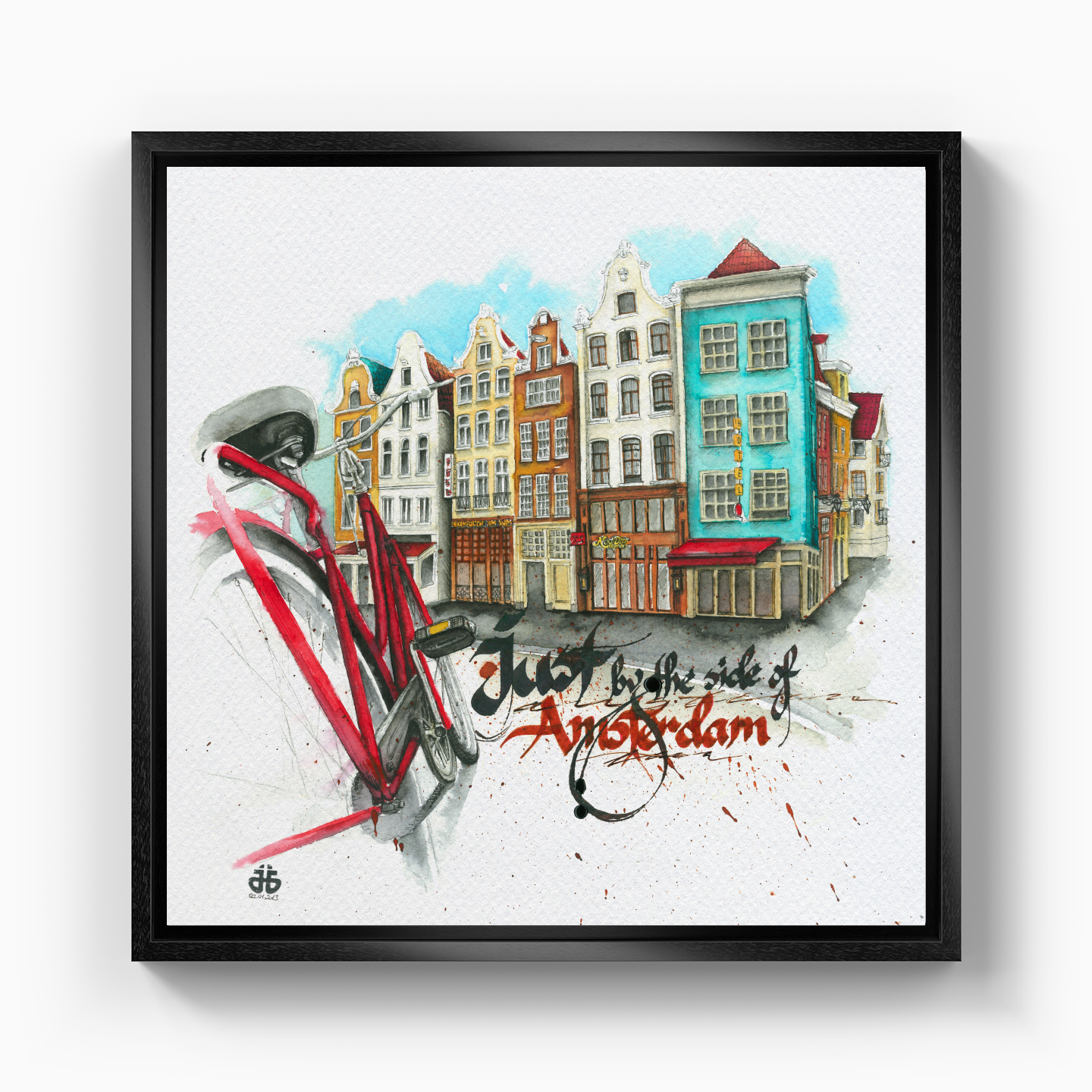 Cities Amsterdam - Kanvas Tablo