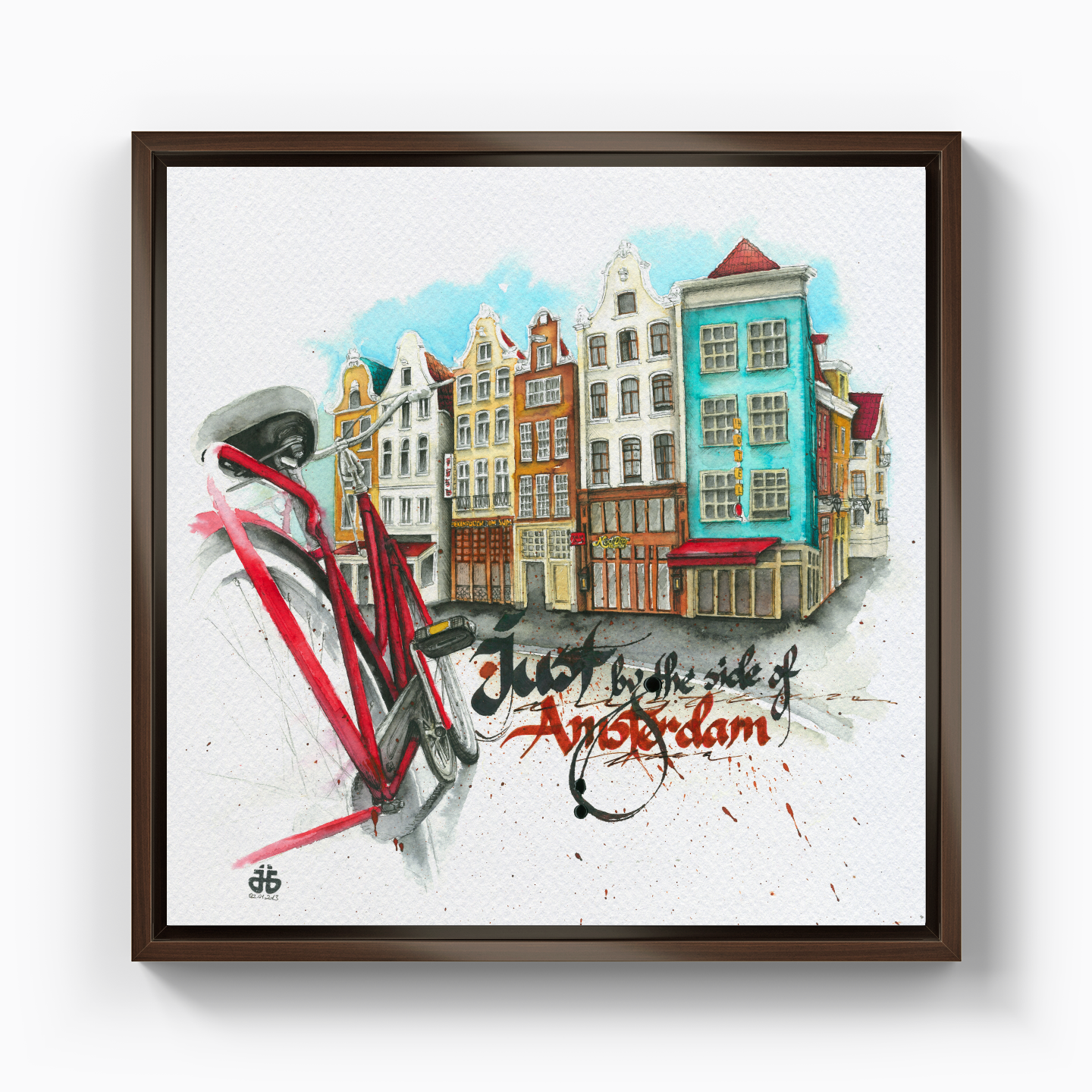 Cities Amsterdam - Kanvas Tablo