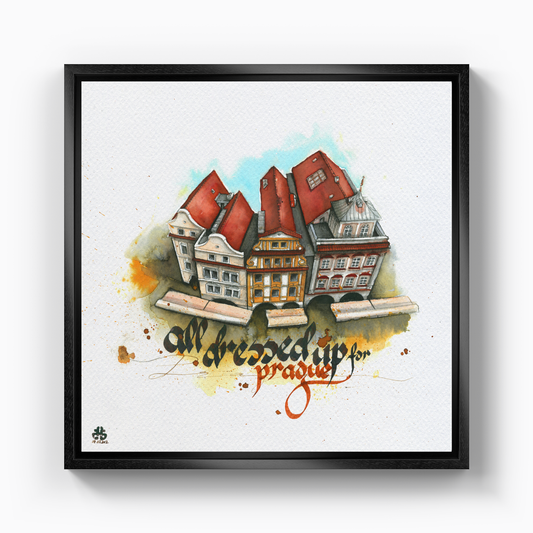 Cities Prague - Canvas Print