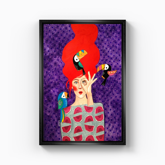 greeting me as a friend - Kanvas Tablo