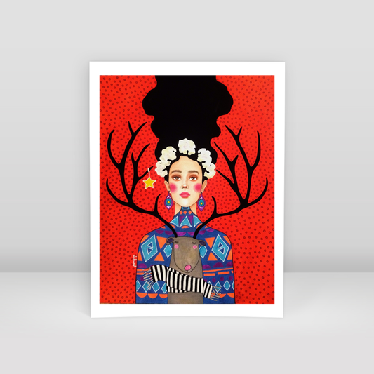 the beautiful lie - Art Print