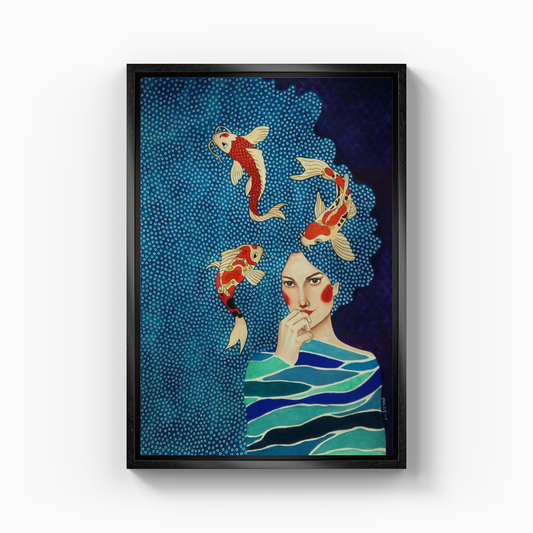 dont you set those lonely eyes on me - Canvas Painting