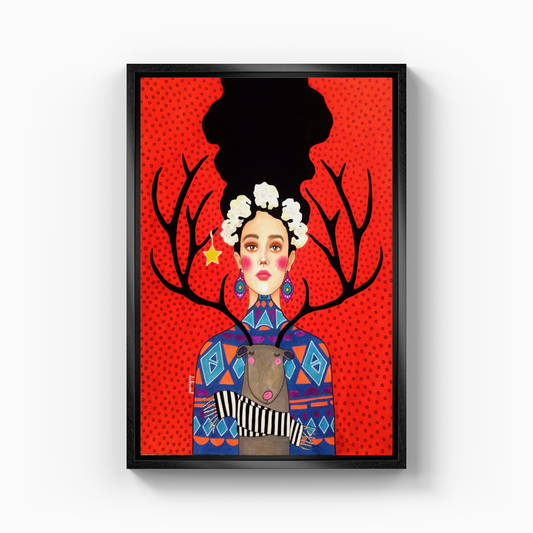 the beautiful lie - Canvas Painting