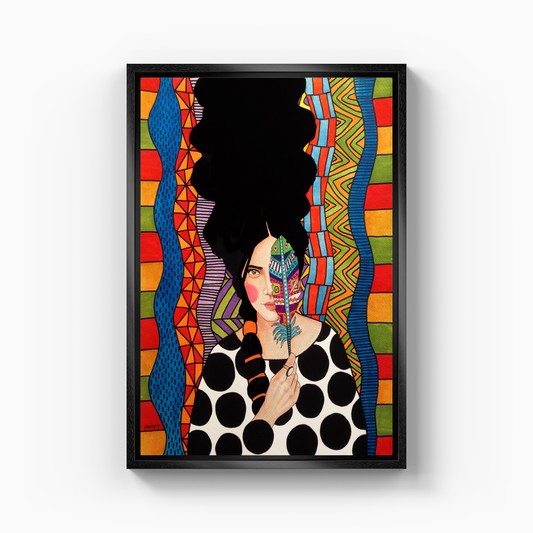 to slow down this seemingly nonstop july - Canvas Print