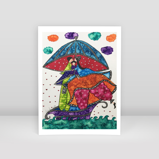 Anne çocuk serisi - Art Print