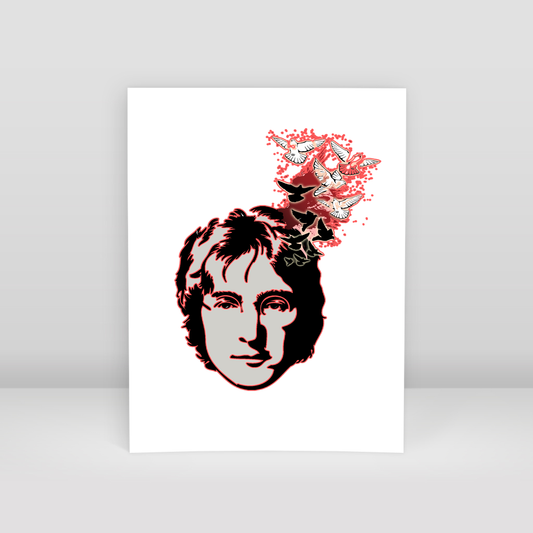 John Lennon- Peace - Art Print