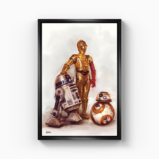 Star Wars Droids - Kanvas Tablo