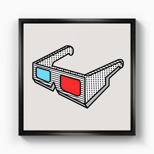 3d glasses - Canvas Painting