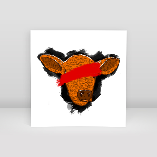 Problemo Cowy - Art Print