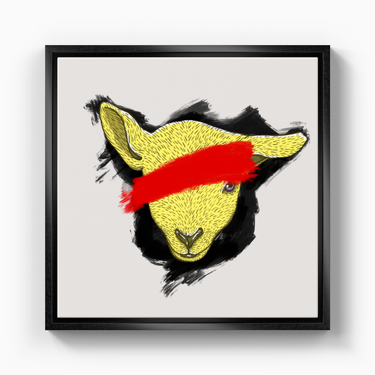 Problemo Sheepy - Canvas Print